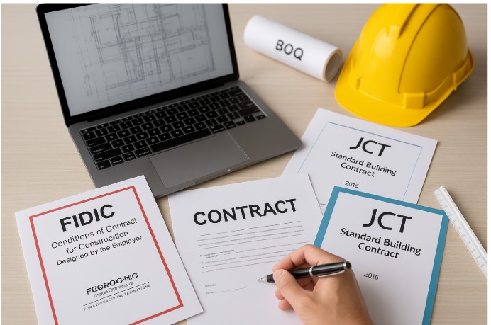 Understanding How to Use Common Construction Contract Documents: FIDIC, JCT, and More